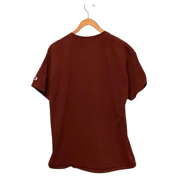 Virginia Tech Hokies Maroon S/S T-Shirt Men's Size L Champion NCAA - Picture 2 of 6